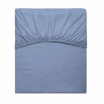 Lençol Elástico Satinée Casal Blue Jeans Kacyumara Lençol Elástico Satinée Casal Blue Jeans Kacyumara