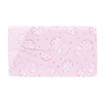 Lençol Estampado Com Elástico Para Berço Tekinha Baby Rosa