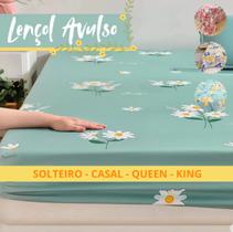 Lençol Estampado Microfibra - AVULSO - Solteiro / Casal / Queen / King - Lindas Estampas