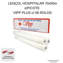 Lençol Hospitalar 70x50m S/picote Vipp Plus