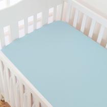 Lençol Infantil Bebê para Mini Berço Em Malha 70cm x 80cm x 07cm 100% Algodão Baby Incomfral Bublim Cor:Azul Lençol Infantil Bebê para Mini Berço Em Malha 70cm x 80cm x 07cm 100% Algodão Baby Incomfral Bublim Cor:Azul