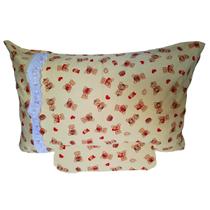 Lençol Infantil Malha Solteiro Elástico 2 pçs 100% algodão