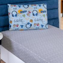Lençol Jogo De Cama Bouti Kids Solteiro 2 Peças Game Lençol Jogo De Cama Bouti Kids Solteiro 2 Peças Game