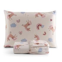 Lençol Jogo de Cama Solteiro Infantil Menino Menina Estampas Modernas