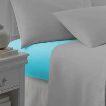 Lençol King 180 Fios Algodão Elástico Linea ul Lençol King 180 Fios Algodão Elástico Linea ul