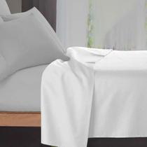 Lençol King 180 Fios Algodão Sem Elástico Linea Branco Lençol King 180 Fios Algodão Sem Elástico Linea Branco