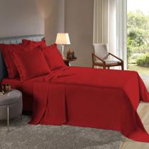 Lençol King 3 pçs c/ Fronhas Abas Percal Flex 400 Fios