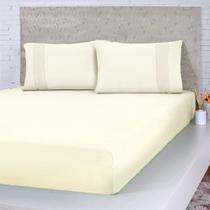 Lençol King Bella Cama Malha 100% Algodão 193x203x40cm