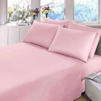 Lençol King Com Elástico Royal Plus Rosa Santista Lençol King Com Elástico Royal Plus Rosa Santista