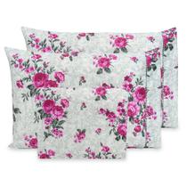 Lençol King de Cima Estampado 3 pçs c/ Ponto Palito Percal Flex 400 Fios Macio Lençol King de Cima Estampado 3 pçs c/ Ponto Palito Percal Flex 400 Fios Macio