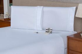 Lençol King Melissa 4 peças Ponto Palito Micropercal