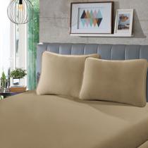 Lençol King SBX Rubi Malha Bege