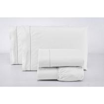 Lençol king size avulso c/ elástico 100% algodão 200 fios branco Lençol king size avulso c/ elástico 100% algodão 200 fios branco