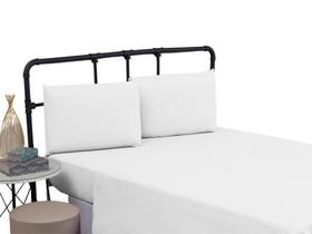 Lençol King Size Liso Avulso Sem Elástico Percal 200 Fios 100% Algodão 01 Peça Toque Macio Qualidade