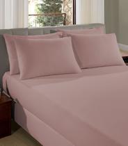 Lençol Liso Queen Com Elástico Vivaldi Rosa Lençol Liso Queen Com Elástico Vivaldi Rosa