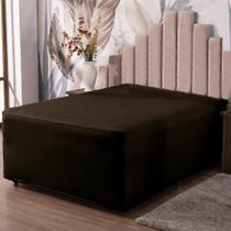 Lençol Luva Casal Cama Conjugada Veste Colchão Box Malha 1P