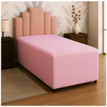 Lençol Luva Solteiro avulso em Malha 188m x 88cm x 58cm Atura