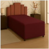 Lençol Luva Solteiro avulso em Malha 188m x 88cm x 58cm Atura