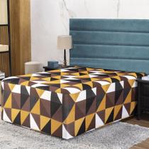 Lençol Luva Solteiro Cama Conjugada Colchão e Box Malha Estampada 1 Peça