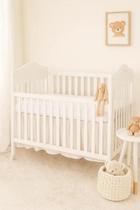 Lençol Malha P/Berço Americano C/Elástico 100% Alg. 1 Branco Lençol Malha P/Berço Americano C/Elástico 100% Alg. 1 Branco