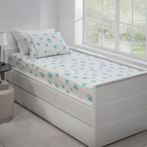 Lençol Malha Solteiro Estampado C/ Elástico + 01 Porta Travesseiro Lençol Malha Solteiro Estampado C/ Elástico + 01 Porta Travesseiro