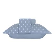 Lençol Malha Super King 3 Peças Fronhas + Lençol c/ Elástico