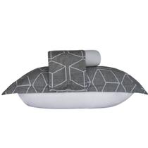 Lençol Malha Super King 3 Peças Fronhas + Lençol c/ Elástico