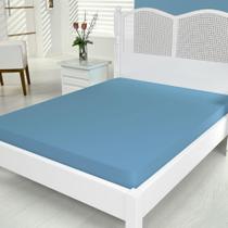 Lencol Micropercal 300 Fios Avulso Elastico King ul Claro Lencol Micropercal 300 Fios Avulso Elastico King ul Claro