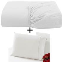 Lençol Mini Cama C/ Elástico + Fronha 70x50 Percal 200 Fios