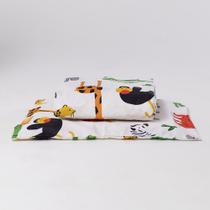 Lençol Mini Cama com Elástico e Fronha Afrika - Colorido Lençol Mini Cama com Elástico e Fronha Afrika - Colorido