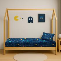 Lençol Mini Cama Montessoriana 70x150 C/ Elástico + Fronha