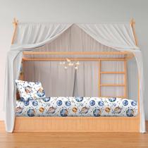 Lençol Montessoriana Infantil Espaço Sideral 150x70