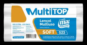 Lençol Multiuso Soft 20gr 50x50mts 6 Rolos - 100% Celulose