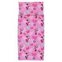 Lençol Nap Mat, microfibra rosa pré-escolar Disney Minnie Mouse