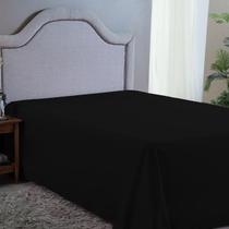 Lençol para Cama Queen 400 Fios Liso Micro Percal Sem Elástico Cama Box Avulso