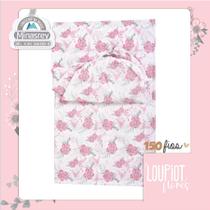 Lençol para Cercado 1x1,20m Temas Rose Minasrey Lençol para Cercado 1x1,20m Temas Rose Minasrey