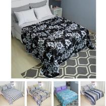 Lençol Para Cobrir Casal Estampado COZZILAR 100% Algodão Malha, Toque Macio, Durável e Não Desbota