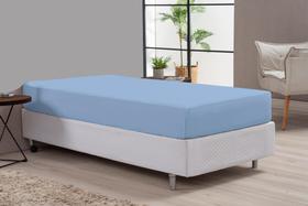 Lençol Para Hotel Clinica Hospedaria Solteiro Azul