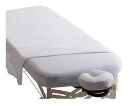 Lençol Para Maca Superior Sem Elástico Micropercal 400 Fios Clinica Estética Hospital Lavável