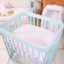 Lençol para Mini Berço 1 Peça c/ Elástico Percal Branco