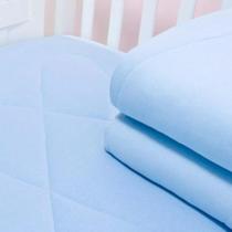 Lençol para Mini Berço de 58cm com Elástico Azul