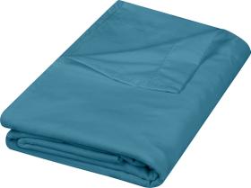 Lençol plano Utopia Bedding Queen Denim Blue, microfibra escovada Lençol plano Utopia Bedding Queen Denim Blue, microfibra escovada