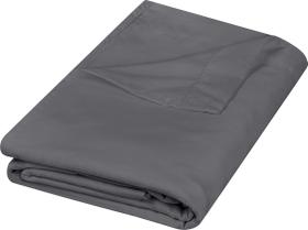 Lençol plano Utopia Bedding Twin XL, cinza, microfibra escovada