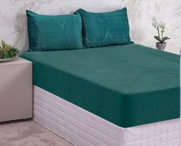 Lençol Plush Dreams Queen 3 Peças Jade Lençol Plush Dreams Queen 3 Peças Jade