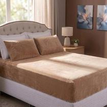 Lençol Plush Flannel Elástico Avulso Manta Macio Inverno Casal Lençol Plush Flannel Elástico Avulso Manta Macio Inverno Casal