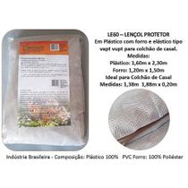 Lençol Protetor para Colchão Casal Diamante Elástico com Forro 138x188cm - unidade