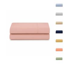 Lençol Queen 100% Algodão S/ Elástico Avulso Liso com Viés Malha Penteada Fio 30/1 - Camaria