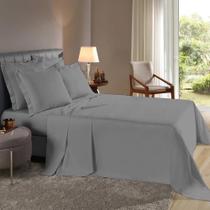 Lençol Queen 3 Pçs Fronhas Com Abas Percal 180 Fios