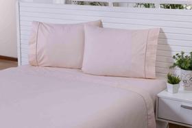 Lençol Queen 3 Peças C/Elástico Percal 100% Algodão 200 Fios