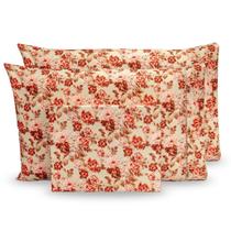 Lençol Queen 3 Peças Melissa Micropercal P. Palito Estampado